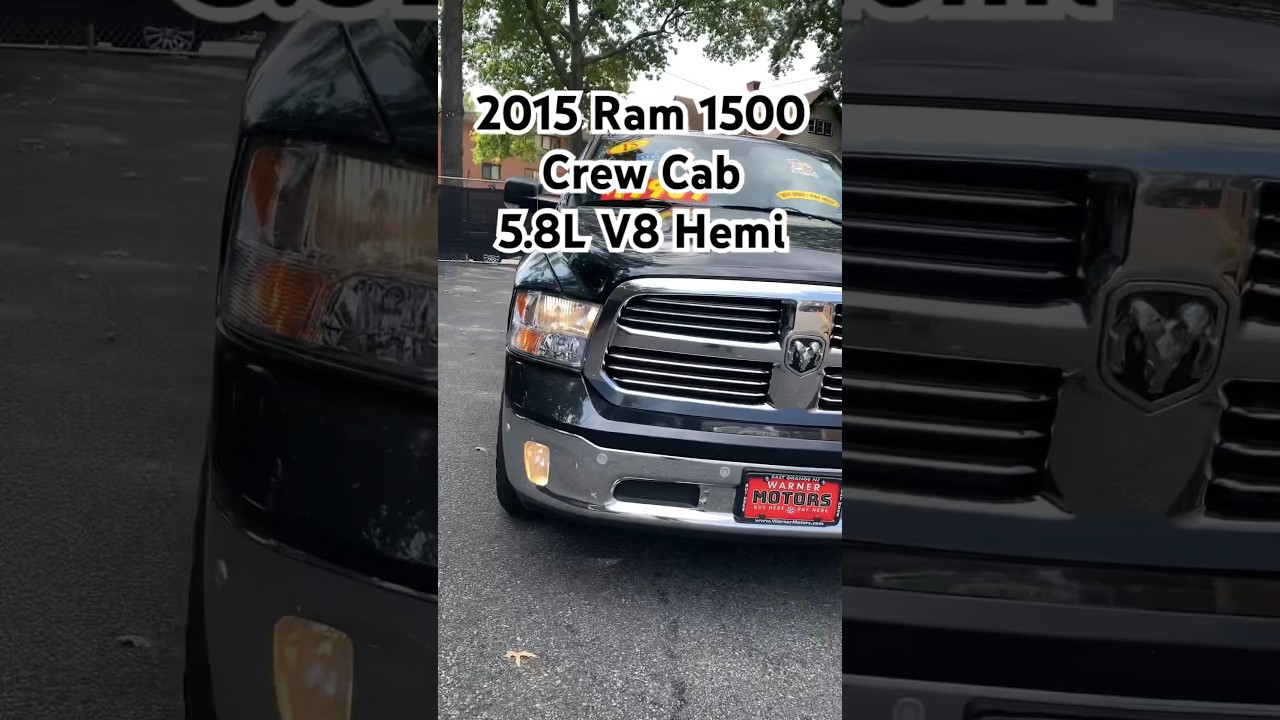 Unleash the 2015 Ram 1500 Crew Cab SLT 5.7L V8 Hemi! Perfect for power lovers! 🚀 Like, subscribe!
