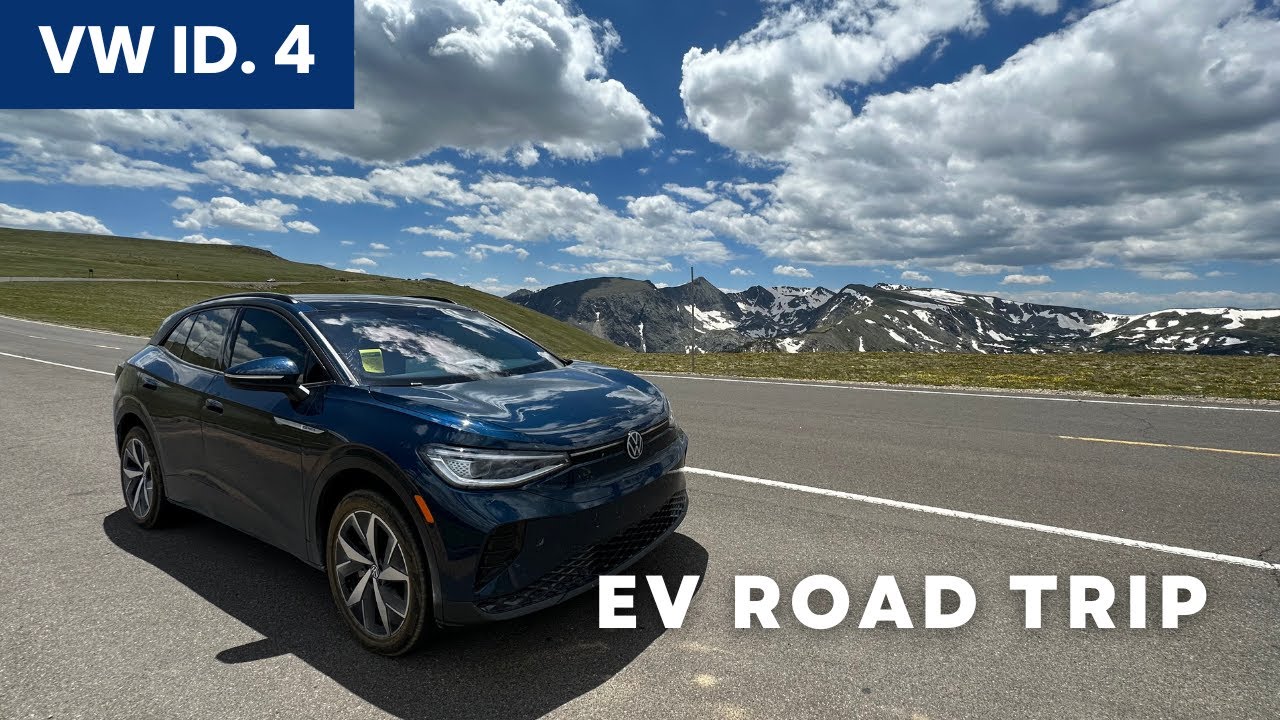 Автопутешествие на электромобиле VW ID.4 из Огайо в Колорадо.
