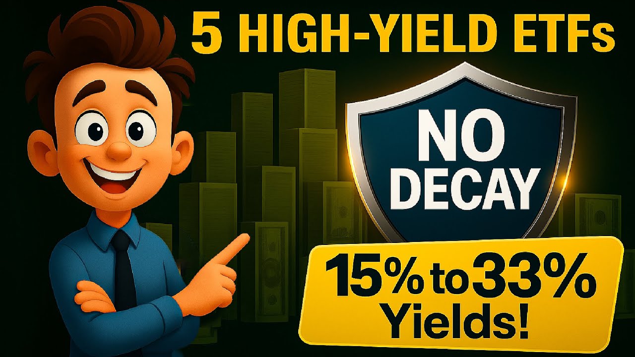 5 High-Yield ETFs That Don’t Decay! (15–33% Yields)