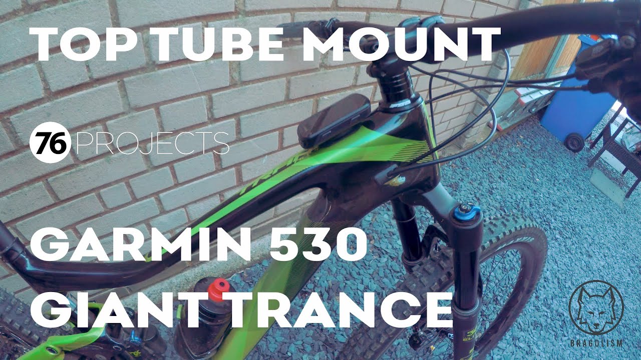 Top tube garmin mount by 76 projects