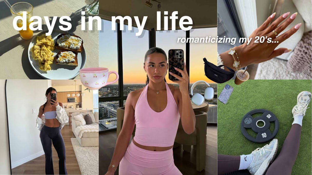 ROMANTICIZING MY LIFE *in my 20's* | days in my life, hot girl walks, solo dates & slow mornings