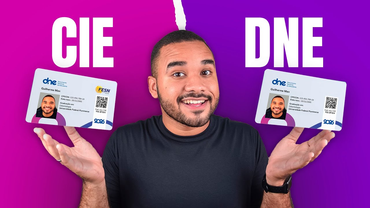 Carteirinha de Estudante: CIE ou DNE? Entenda a diferença!