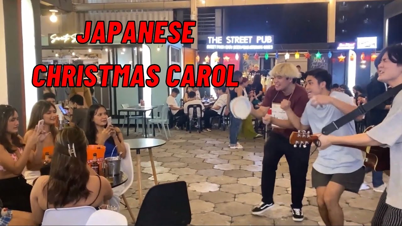Japanese first time Christmas Carol in the Philippines.