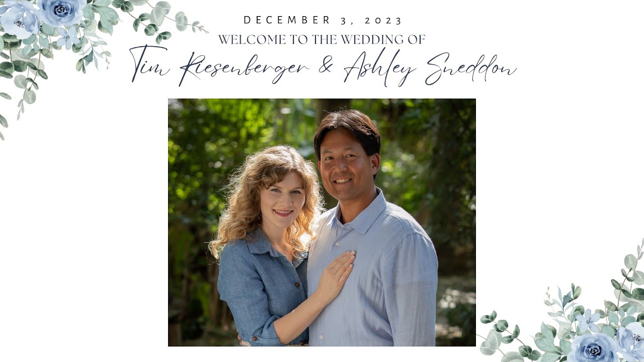 Tim Riesenberger & Ashley Sneddon Wedding