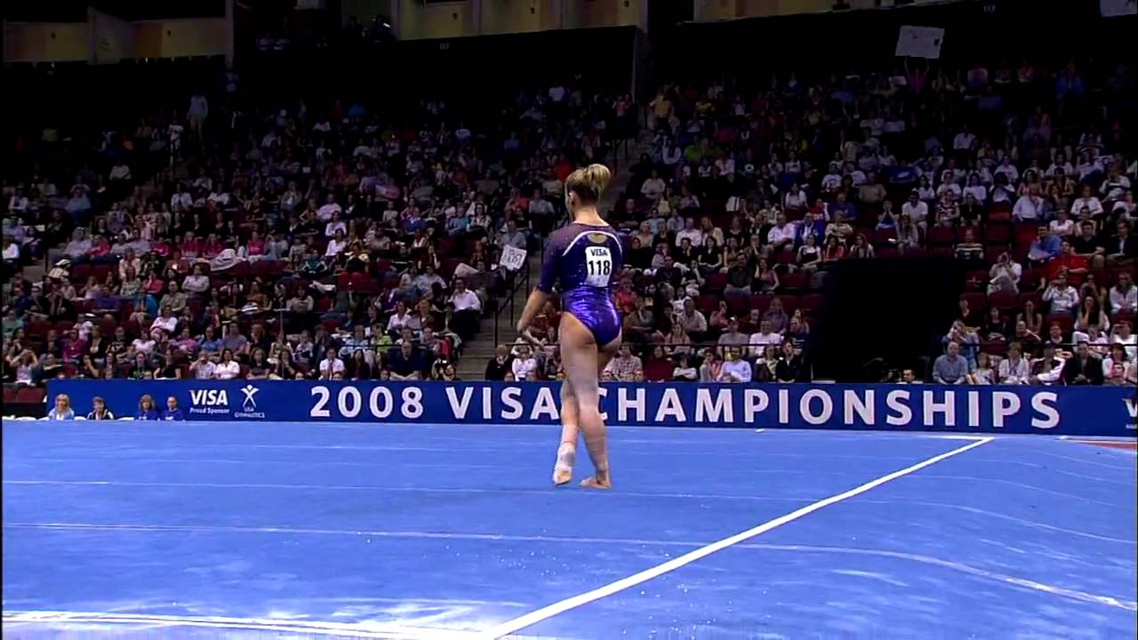 Alicia Sacramone - Floor Exercise - 2008 Visa Championships - Day 1