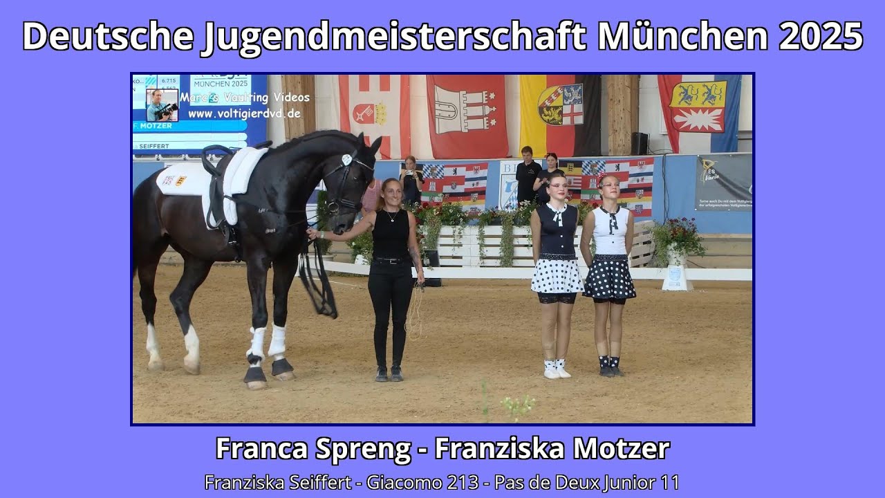 Franca Spreng - Franziska Motzer - Pas de Deux Junior 11 - DJM M&uuml;nchen 2025