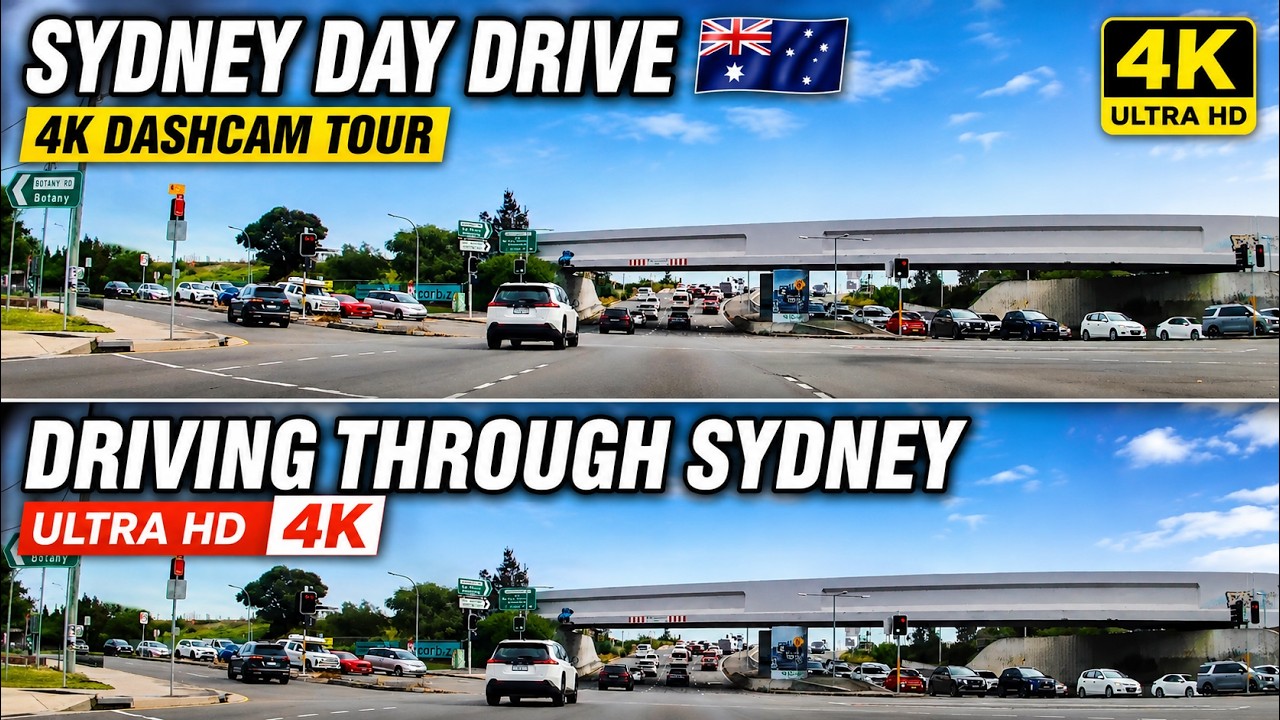 SYDNEY DAY DRIVE, Australia - 4K