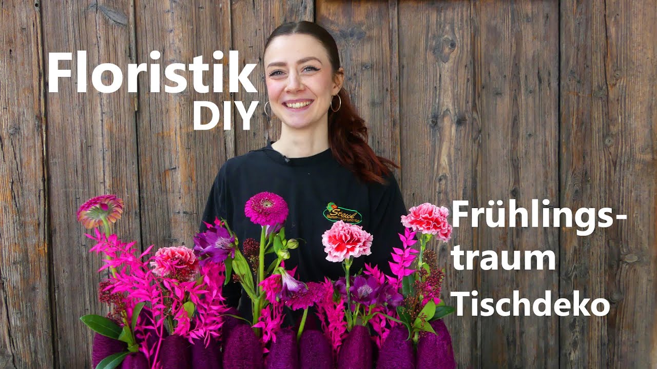 Perfekt für den Frühlingsstart | Tischdeko DIY