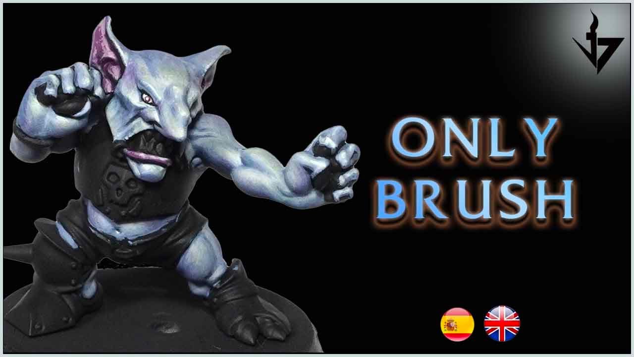 How to paint GOBLIN  SKIN (COLD ALTERNATIVE) on miniatures 🥶/ Cómo pintar PIEL GOBLIN (VERSIÓN FRIA)
