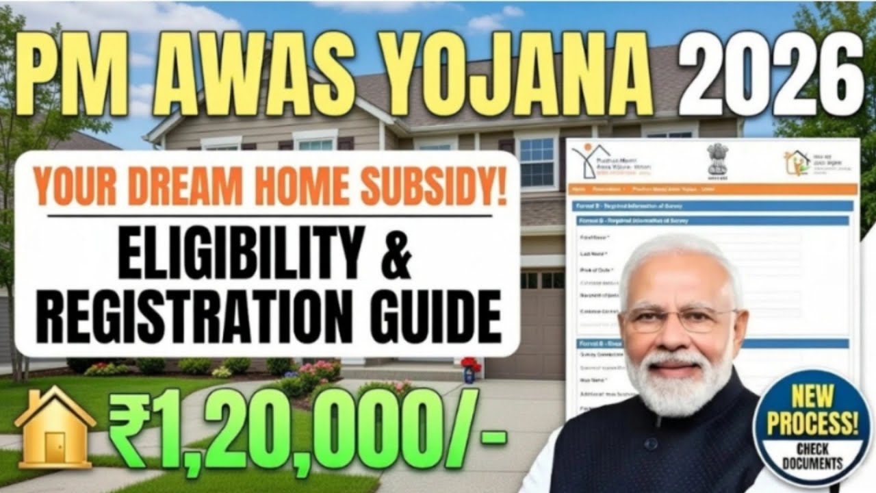 PM Awas Yojana Subsidy tarake apply ka'bo Rs.1,20,000/- || pm awas yojana gramin apply online 2026