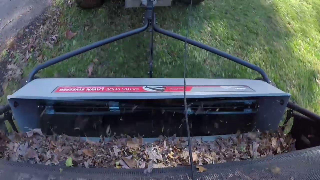 My New Lawn Sweeper (Ohio Steel 50