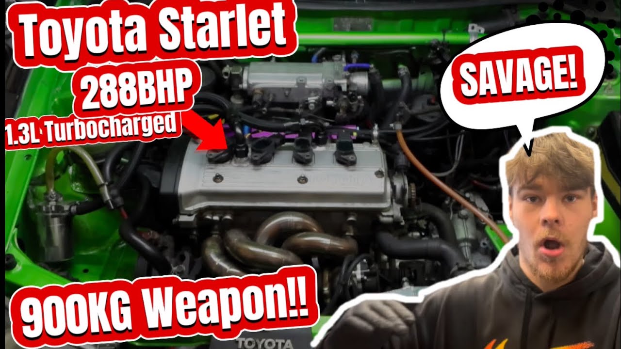WE TUNED A 288BHP TOYOTA STARLET *LINK MONSOON*