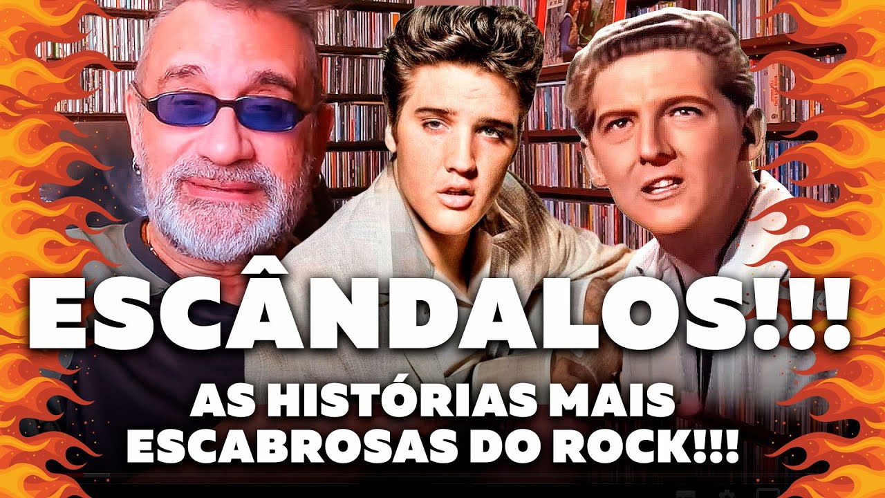 Escândalos!!! Elvis e Jerry Lee Lewis. Histórias Escabrosas do Rock