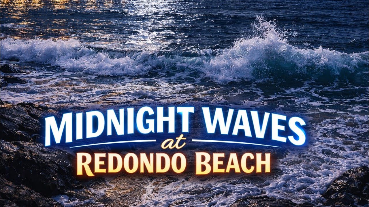 1 HOUR MIDNIGHT WAVES 🌊 AMBIANCE FOR SLEEP, MEDITATION, AND RELAXATION ASMR
