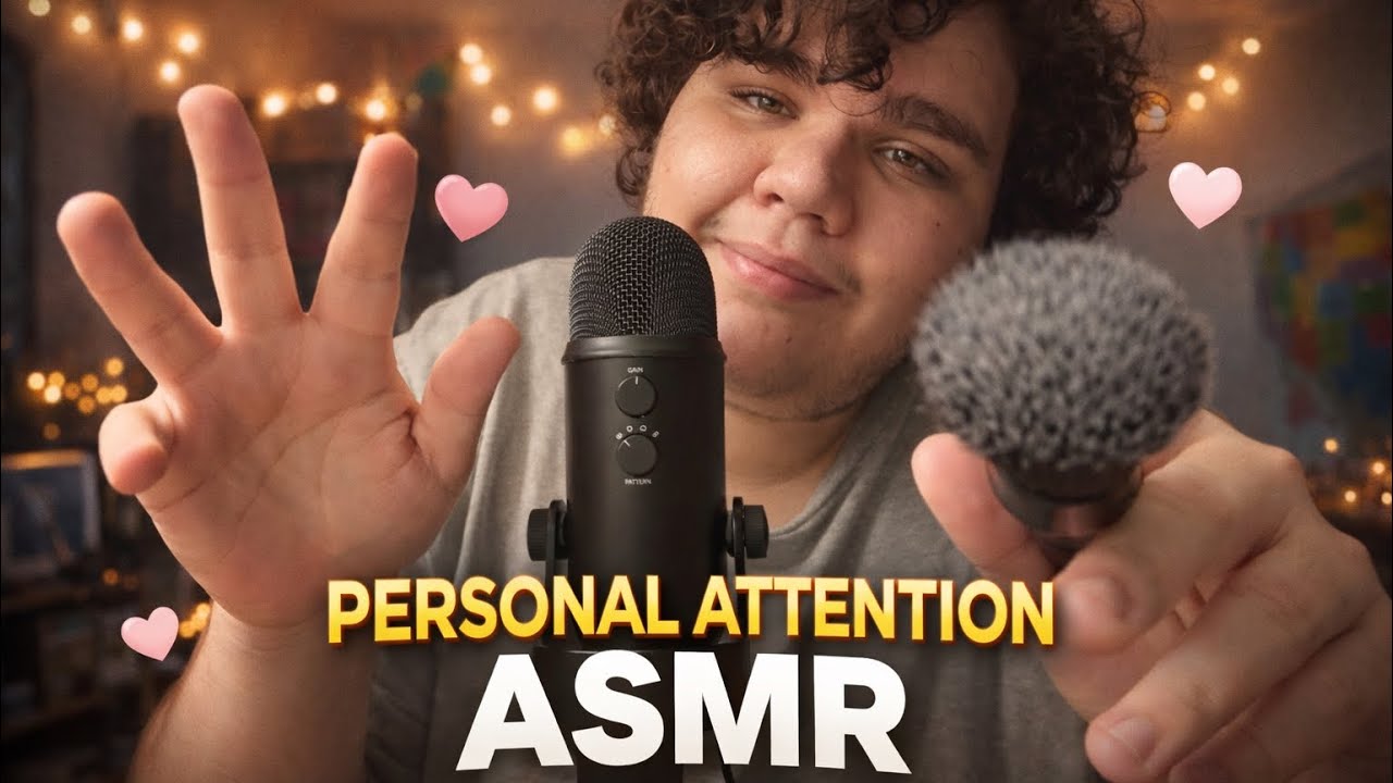 Personal Attention ASMR 💤 (Face Brushing, Close Whispering & Up Close Care