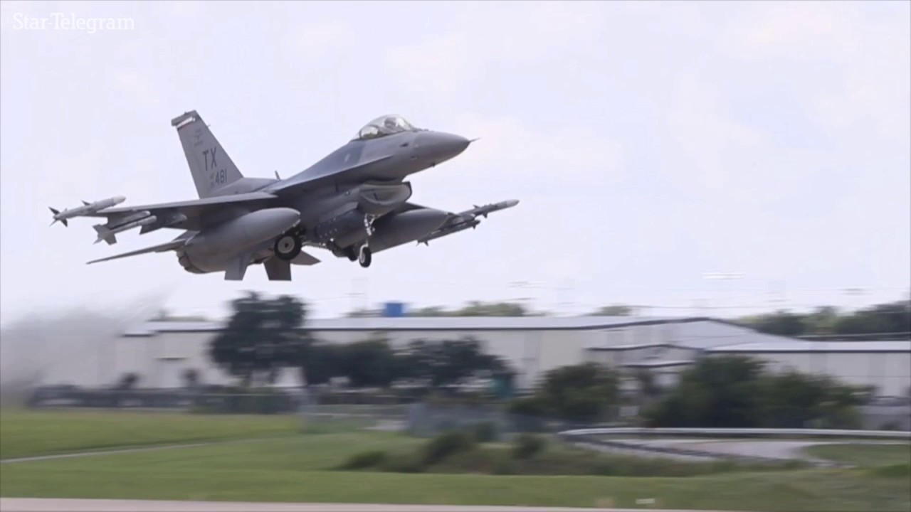Watch the 301st Fighter Wing train at NAS Fort Worth