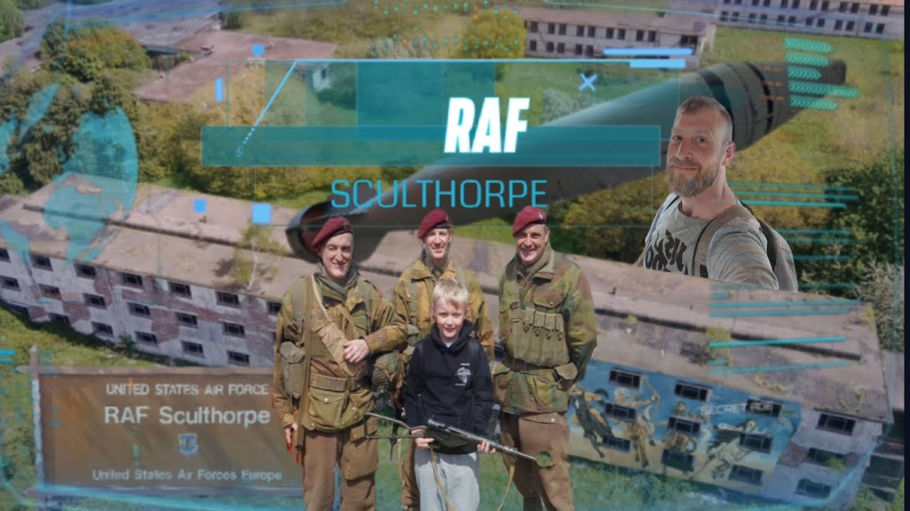 Father and son exploring abandoned RAF SCULTHORPE! Plus heritage centre. #exploring #abandonded #ww2