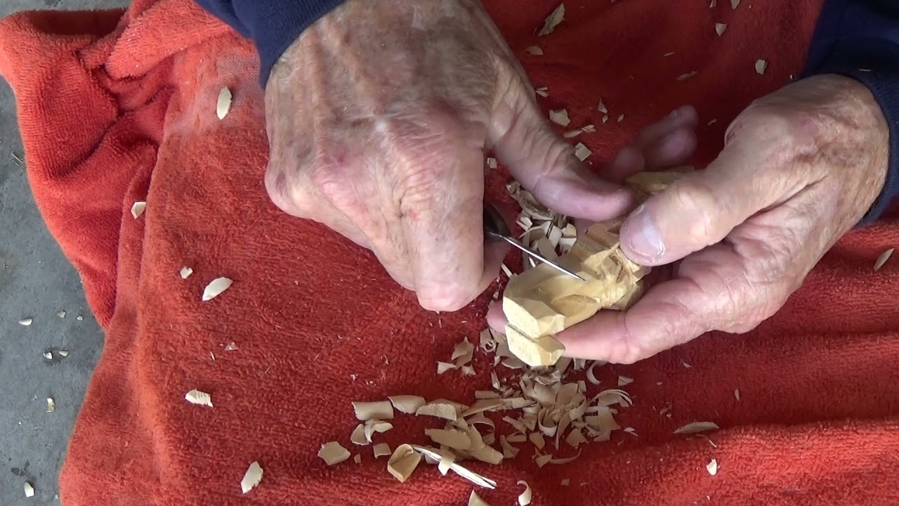 Whittling The Miniature Cowboy Part 2