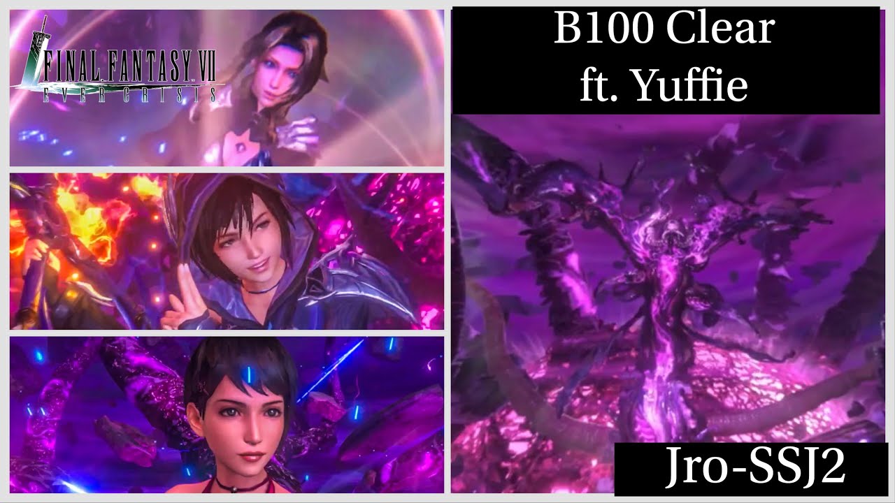 [FF7: Ever Crisis] Midgar Falls Battle Tower Level 100: Yuffie Clear!