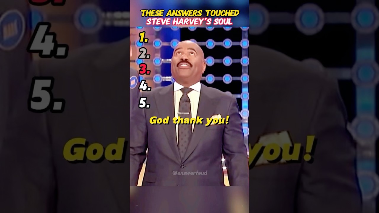 These Answers Touched Steve Harvey’s Soul