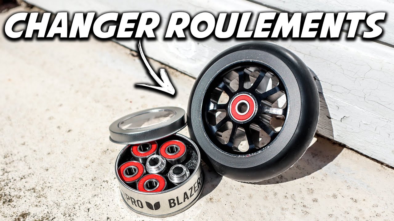 REMPLACER SES ROULEMENTS trottinette/skate/roller (tutoriel feat. Kilian LARHER)