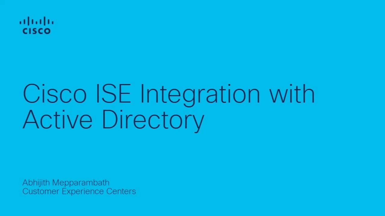 Cisco ISE Integration with Active Directory | Streamline Identity-Based Network Access