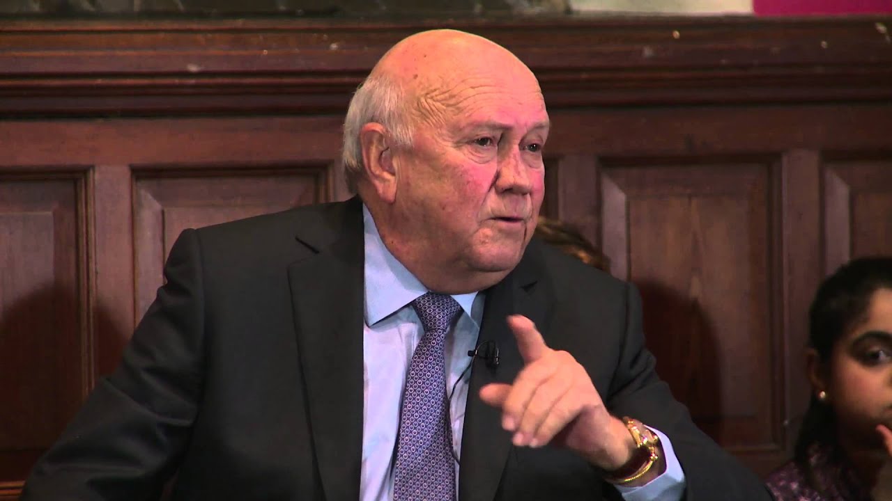 F.W. De Klerk | Zimbabwe | Oxford Union