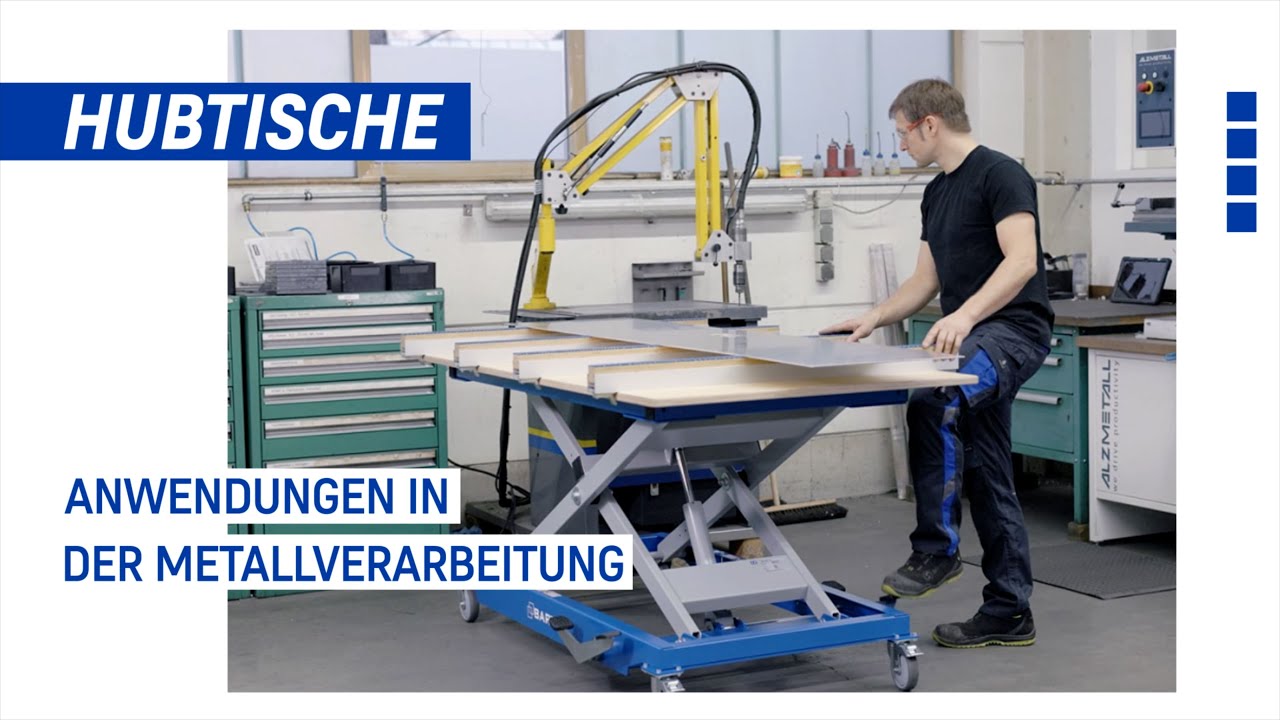 Hubtische | Anwendungen in der Metallverarbeitung | BARTH