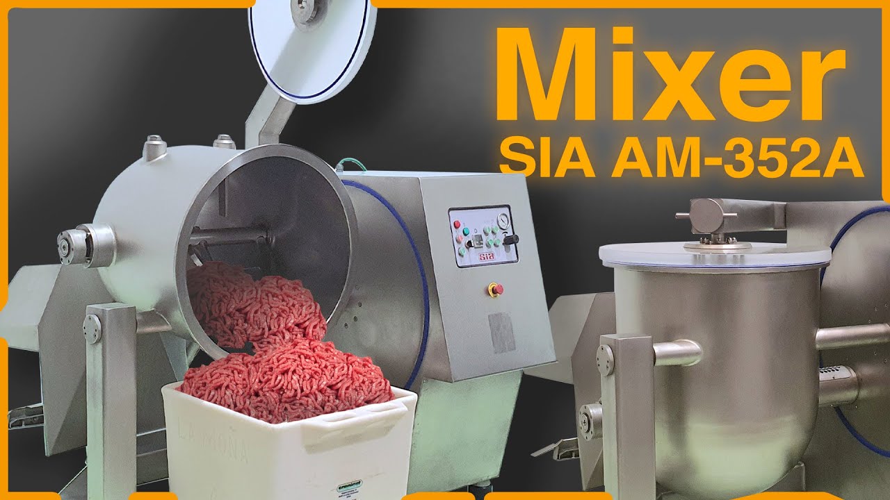 Amasadora de vacío con elevador SIA AM-352A