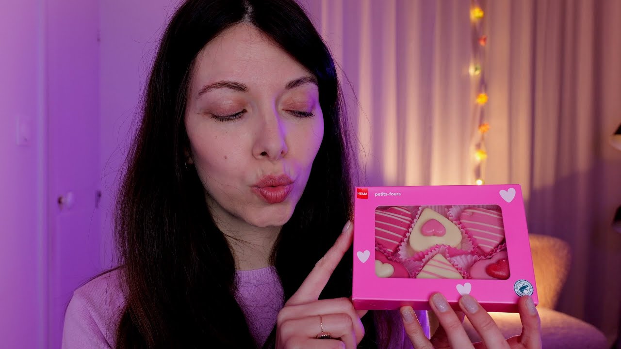 ASMR | ¡Probando Dulces de San Valentín! 🍬 ASMR para Relajarte y Disfrutar 💝  | Love ASMR en español