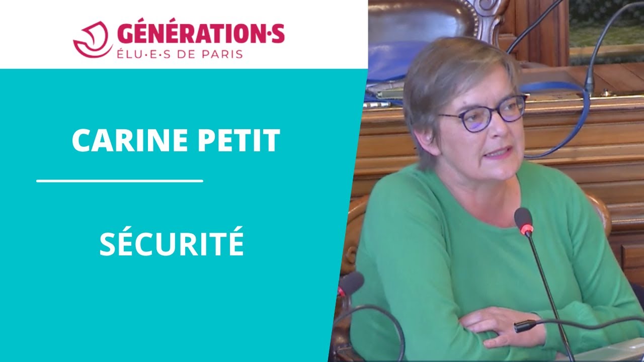 Intervention de Carine Petit concernant la police municipale - 15/10/21