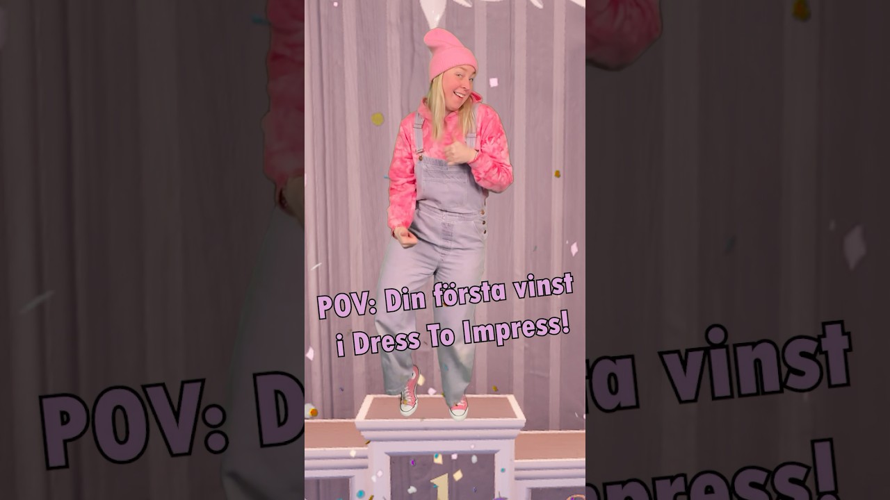 K&auml;nslan n&auml;r du vinner f&ouml;r f&ouml;rsta g&aring;ngen i DRESS TO IMPRESS 😂