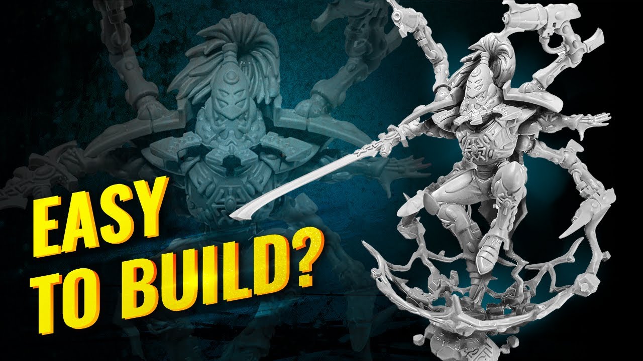 The Ultimate Warp Spiders Leader – Crafting Lhykhis in Warhammer 40k!