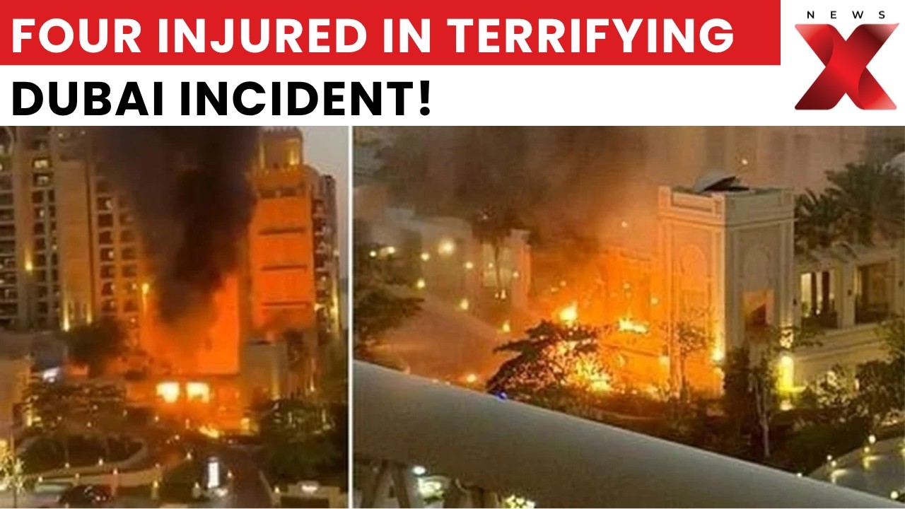 Four Injured In Dubai After Air Defence Debris Sparks Fire In Residential Area | NewsX
