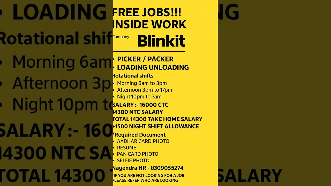 We have vacancies in Boduppal