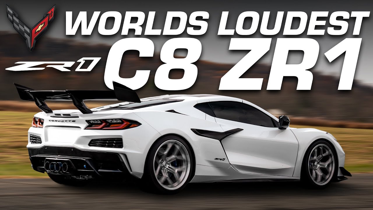 The Worlds LOUDEST Corvette C8 ZR1 - INSANE Twin Turbo V8 Sound - Valvetronic Designs Exhaust Teaser