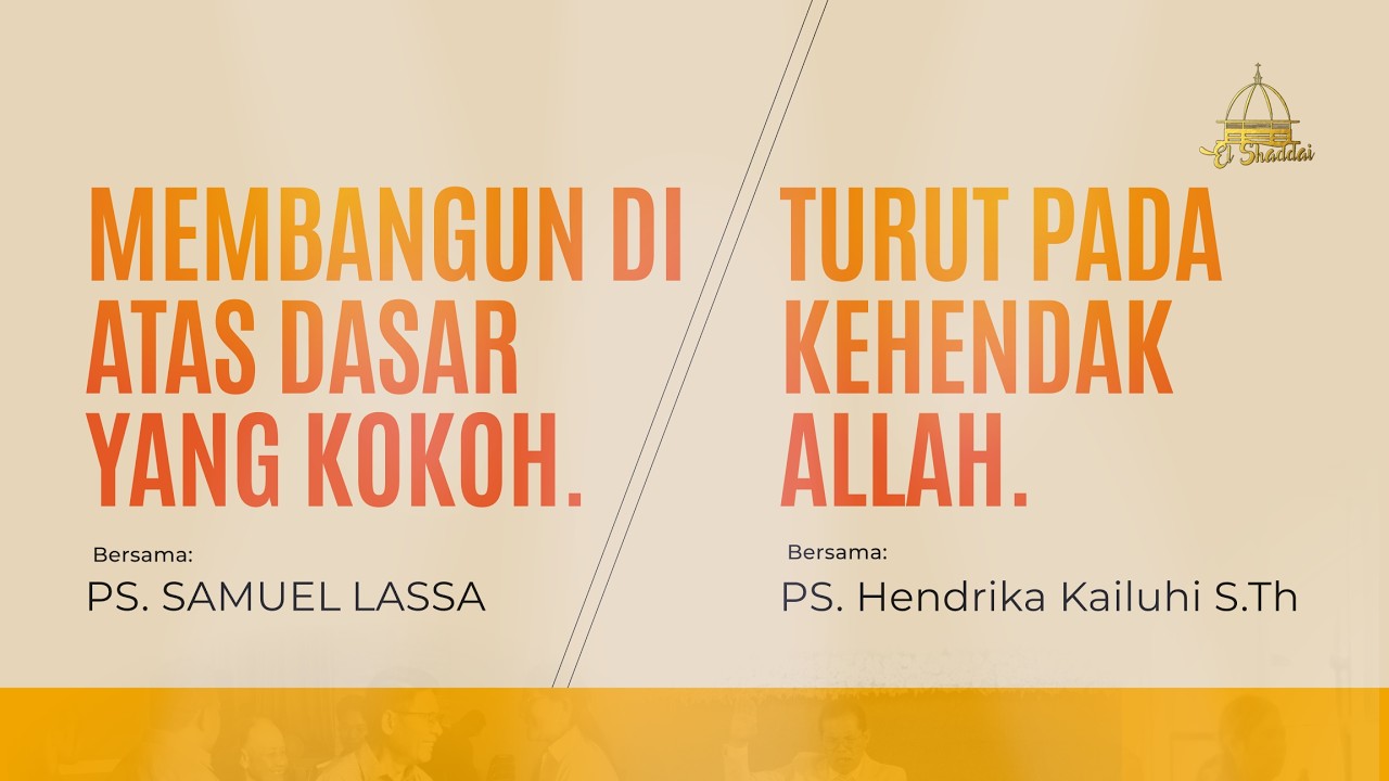 IBADAH INTERDENOMINASI |15 FEBRUARI 2026 | TURUT PADA KEHENDAK ALLAH | PS. HENDRIKA KAILUHI S.Th