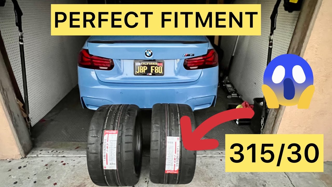 Fit 315/30 Tires On My BMW F80 M3!!