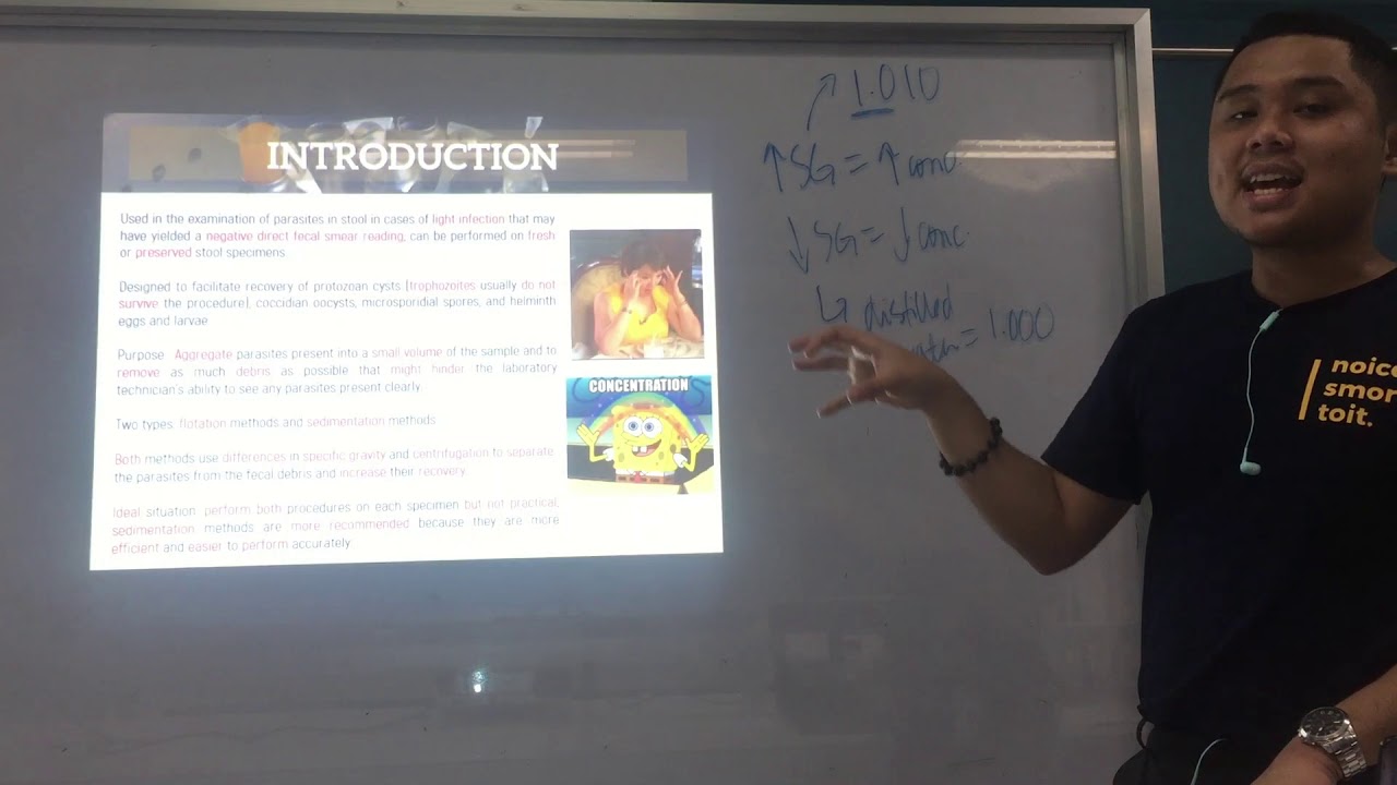 MT Pre-Recorded Lectures | MT 26: Stool Concentration Techniques (Part 1)