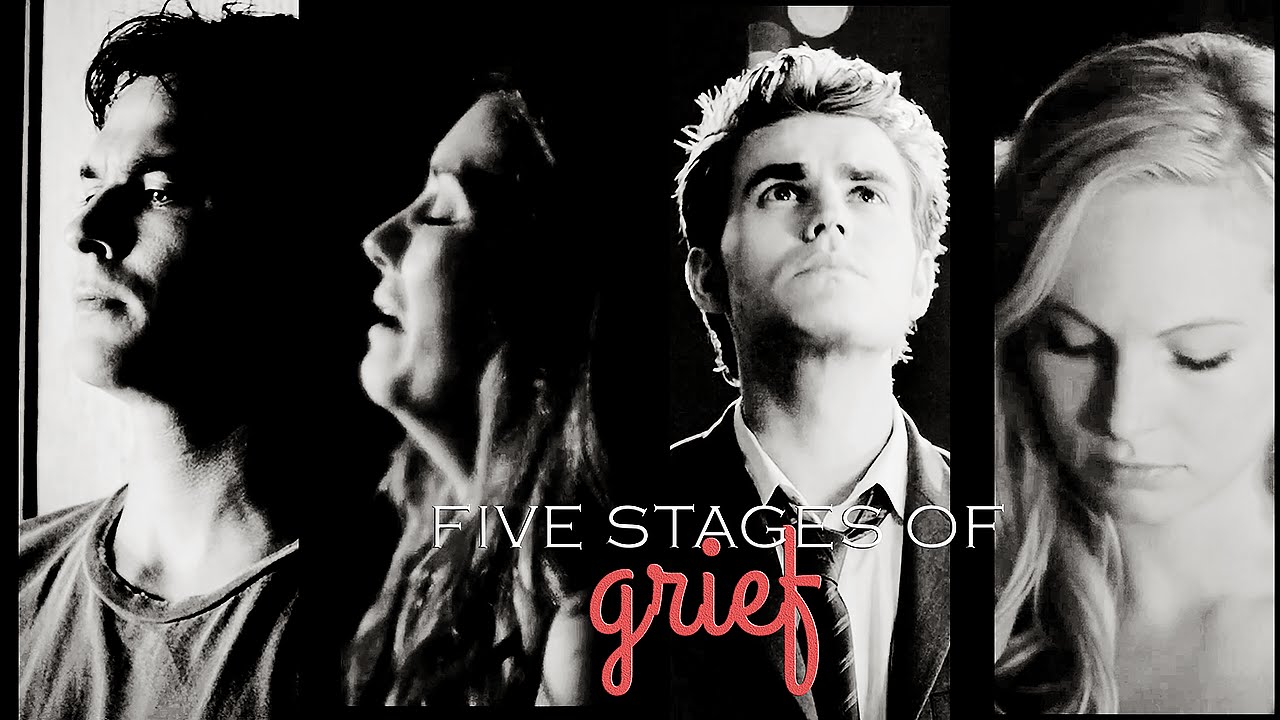 Damon/Elena/Stefan/Caroline || 5 Stages of Grief {+6x15}