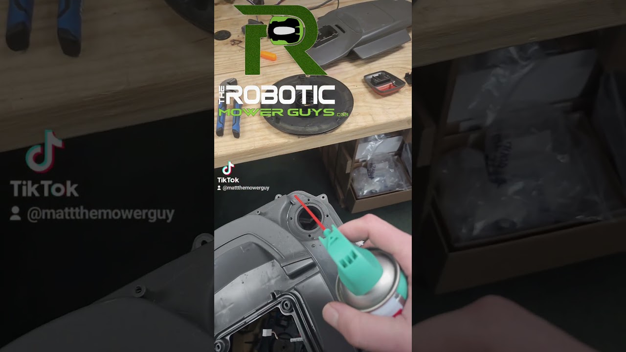 Winter service at The Robotic Mower Guys www.theroboticmowerguys.com