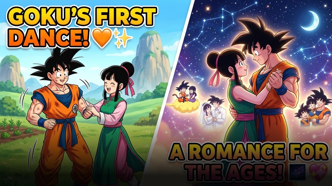 Goku's Clumsy Dance with Chi-Chi - Heartwarming Dragon Ball Fan Animation