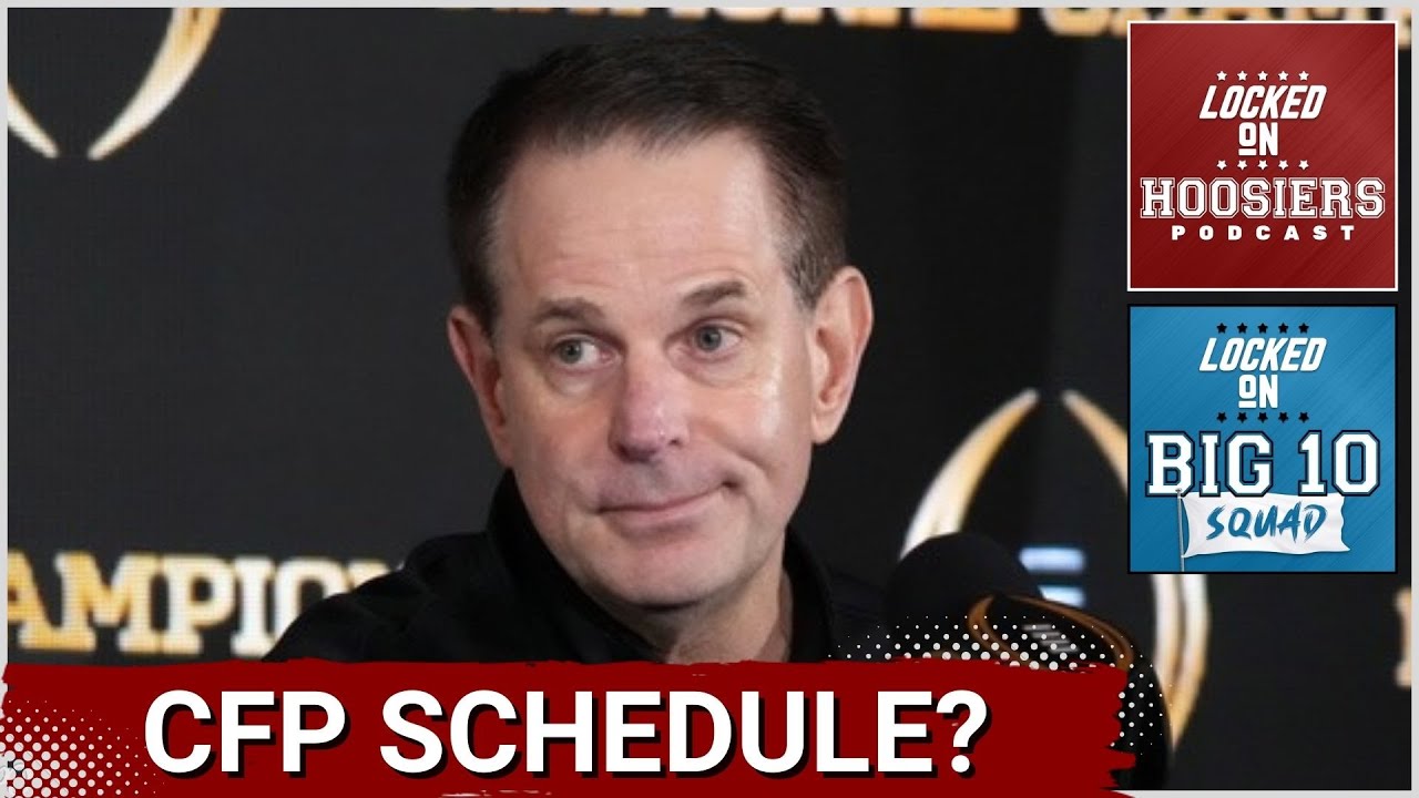 FUN SCHEDULE? National Champion Indiana gets TOUGH but EXCITING schedule, will they repeat in 2026? 
