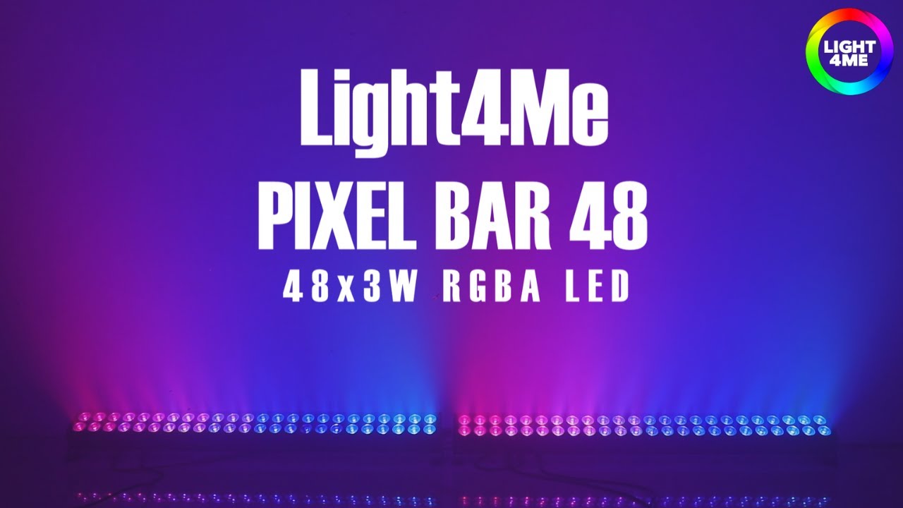 LIGHT4ME PIXEL BAR 48x3W RGBA - listwa oświetleniowa LED
