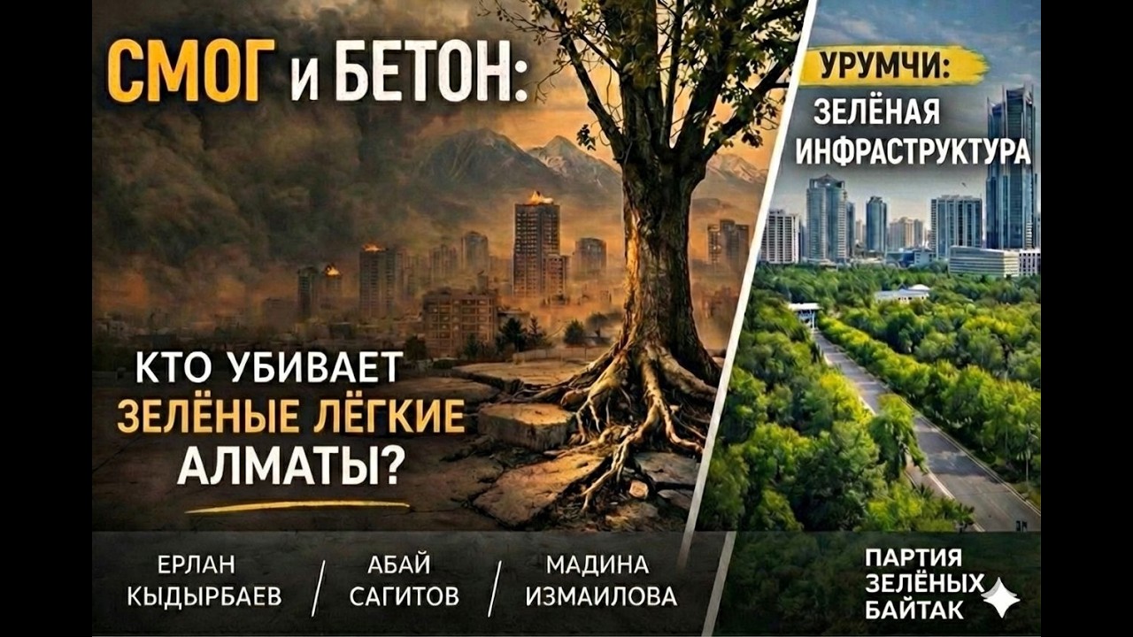 Смог и бетон: экологическая катастрофа Алматы