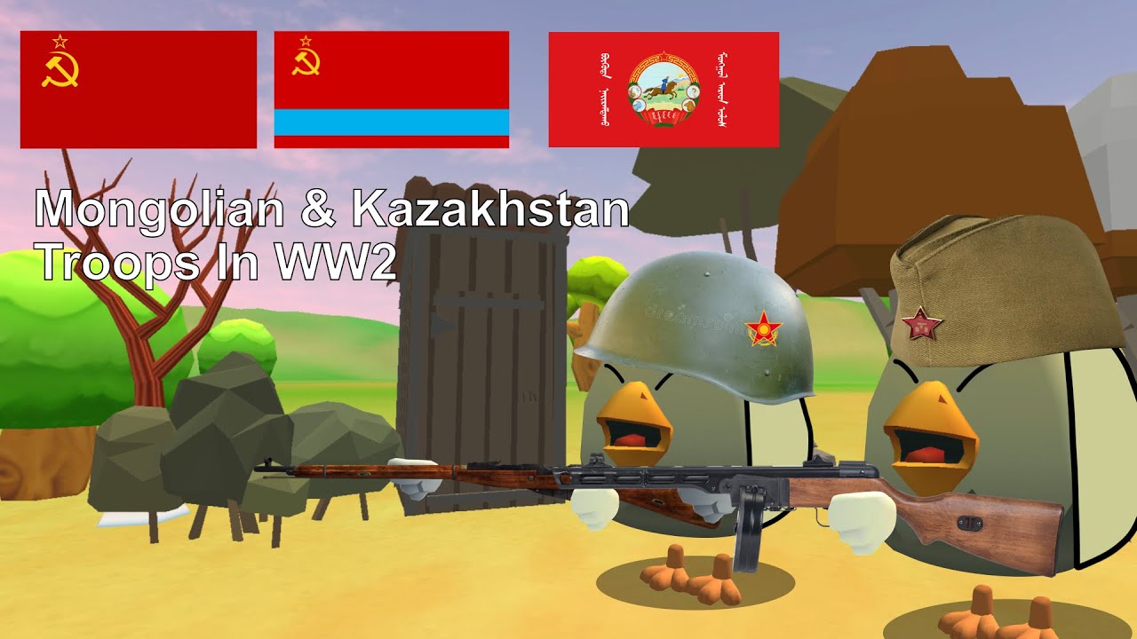 Chicken Gun WW2 Eastern Front | Mongolian And Kazakhstan Troops In WW2 | By New DT