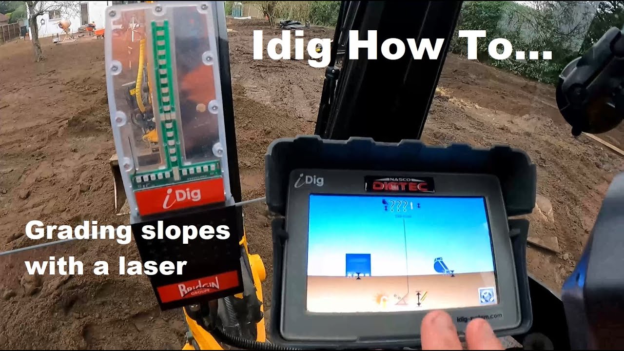 Idig how to - Grading slopes with a laser