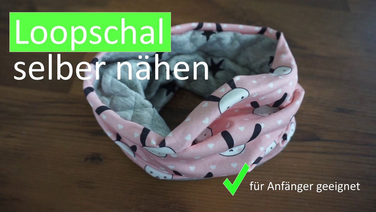 Loopschal f&uuml;r Kleinkinder selber n&auml;hen I Tutorial I f&uuml;r N&auml;hanf&auml;nger geeignet