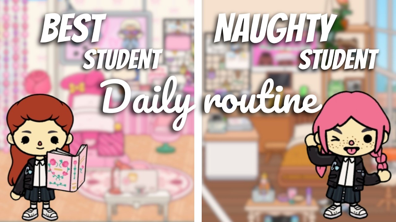 Best Student And Naughty Student  Daily Routine🌞 Toca Life World #tocahasna