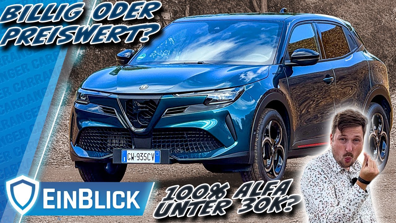 Italienischer Stil für unter 30.000€! Alfa Romeo Junior Ibrida - Besser als die E-Variante?